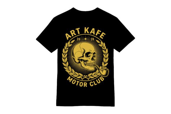 Art Kafe Motor Club T-shirt: A Bold Graphic for Local Brands