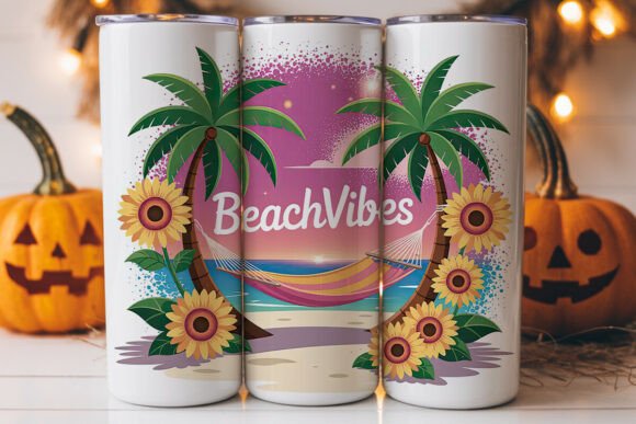 Beach Vibes 20oz Tumbler Wrap: A Graphics Review