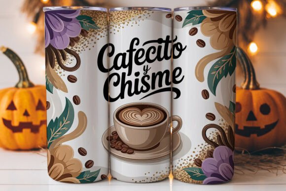 Cafecito Y Chisme 20oz Tumbler Wrap: A Graphics Review
