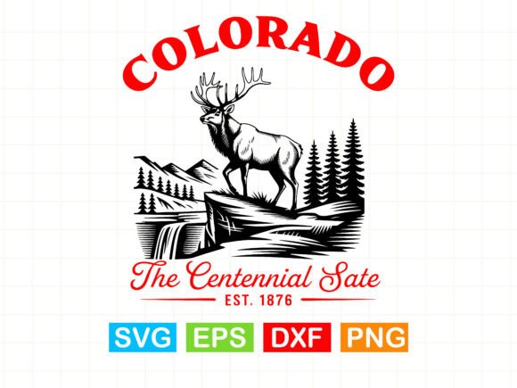 Colorado the Centennial State T Shirt: A Versatile Graphic Design