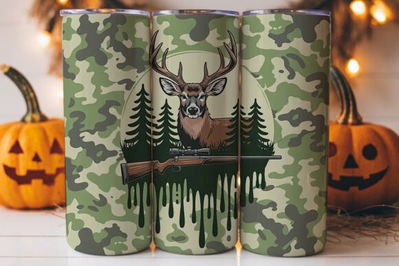 Hunting Buck 20oz Tumbler Wrap: A Versatile Graphics Asset