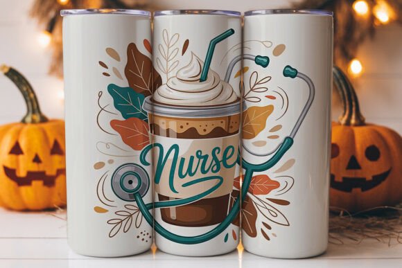 Nurse Coffee Tumbler Wrap 20oz: A Versatile Graphics Asset