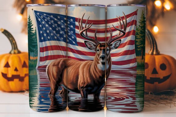 Patriotic Buck 20oz Tumbler Wrap Review