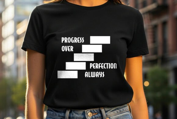 Progress Mindset New Year T-Shirt Design Graphics