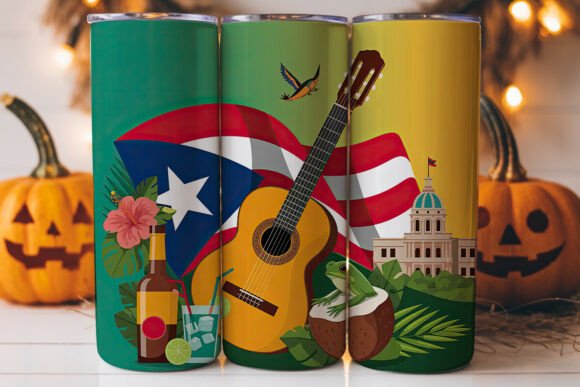 Puerto Rico Vibes 20oz Tumbler Wrap Review