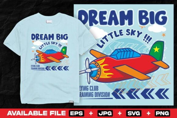 Review: Cartoon Airplane Character Kids T Shirt