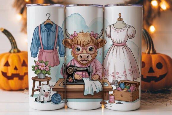 Review: Sewing Highland Cow 20oz Tumbler Wrap