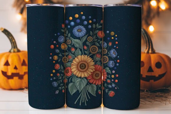 Review: Sunflower Steampunk Floral 20oz Tumbler Graphics