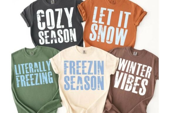 Winter Bundle PNG: Perfect for T-Shirt Designs and Graphics