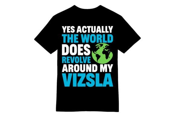 World Revolves Vizsla T-Shirt: A Must for Creative Design